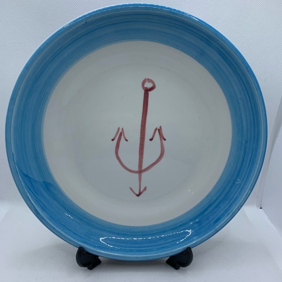 Italian pottery 3 piece serving set - Picture 13 of 16